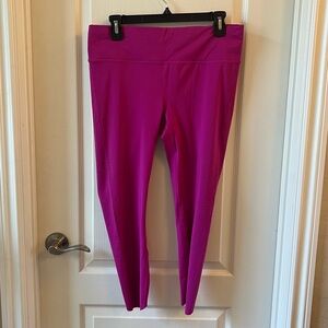 Athleta Pink Fuschia Crop Leggings Size M